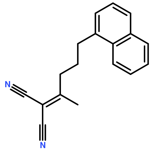 Propanedinitrile, [1-methyl-4-(1-naphthalenyl)butylidene]-