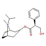 8-Azoniabicyclo[3.2.1]octane,3-(3-hydroxy-1-oxo-2-phenylpropoxy)-8-methyl-8-(1-methylethyl)-,(3-endo,8-syn)-