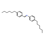 Benzenamine, 4-hexyl-N-[(4-hexylphenyl)methylene]-