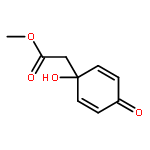 2,5-Cyclohexadiene-1-aceticacid, 1-hydroxy-4-oxo-, methyl ester