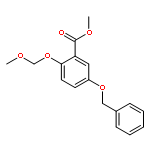 Benzoic acid, 2-(methoxymethoxy)-5-(phenylmethoxy)-, methyl ester