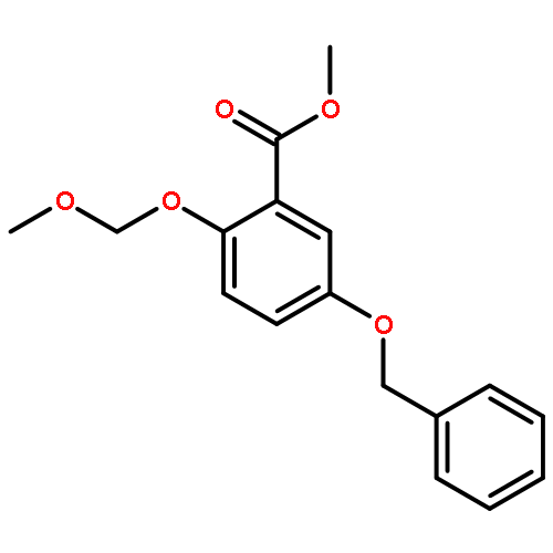 Benzoic acid, 2-(methoxymethoxy)-5-(phenylmethoxy)-, methyl ester