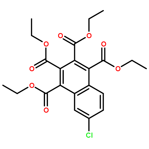 1,2,3,4-Naphthalenetetracarboxylic acid, 6-chloro-, tetraethyl ester