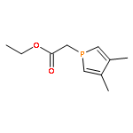 1H-Phosphole-1-acetic acid, 3,4-dimethyl-, ethyl ester