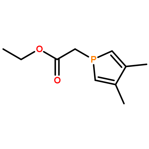 1H-Phosphole-1-acetic acid, 3,4-dimethyl-, ethyl ester