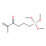 1-Hexen-3-one, 2-methyl-6-(trimethoxysilyl)-