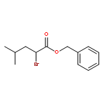 Pentanoic acid, 2-bromo-4-methyl-, phenylmethyl ester