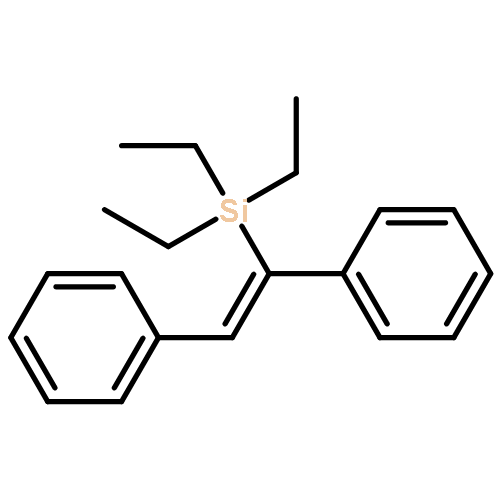 Silane, (1,2-diphenylethenyl)triethyl-, (E)-