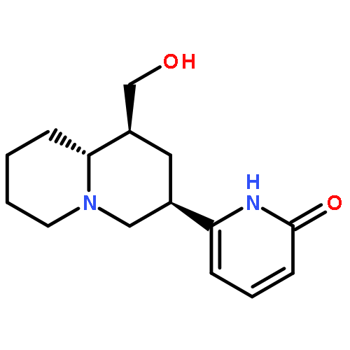 2(1H)-Pyridinone,6-[(1R,3S,9aS)-octahydro-1-(hydroxymethyl)-2H-quinolizin-3-yl]-, rel-(+)-