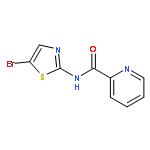 2-Pyridinecarboxamide, N-(5-bromo-2-thiazolyl)-