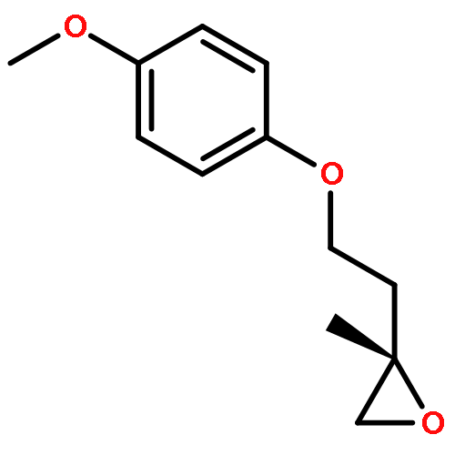 Oxirane, 2-[2-(4-methoxyphenoxy)ethyl]-2-methyl-, (2S)-