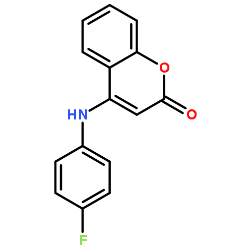 4-(4-fluoroanilino)-2H-chromen-2-one