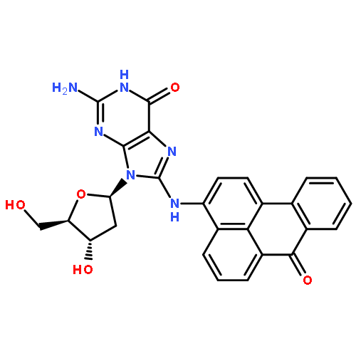 Guanosine, 2'-deoxy-8-[(7-oxo-7H-benz[de]anthracen-3-yl)amino]-