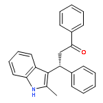 1-Propanone, 3-(2-methyl-1H-indol-3-yl)-1,3-diphenyl-, (3R)-