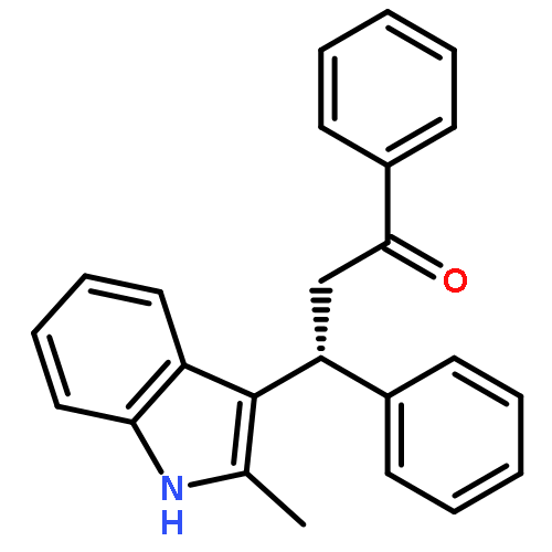 1-Propanone, 3-(2-methyl-1H-indol-3-yl)-1,3-diphenyl-, (3R)-