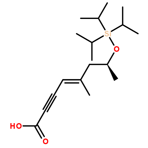 4-OCTEN-2-YNOIC ACID, 5-METHYL-7-[[TRIS(1-METHYLETHYL)SILYL]OXY]-, (4E,7S)-