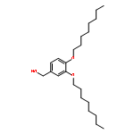 BENZENEMETHANOL, 3,4-BIS(OCTYLOXY)-