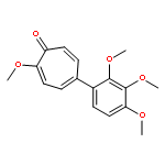 2,4,6-Cycloheptatrien-1-one,2-methoxy-5-(2,3,4-trimethoxyphenyl)-