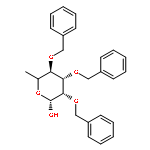 L-Galactose,6-deoxy-2,3,4-tris-O-(phenylmethyl)-