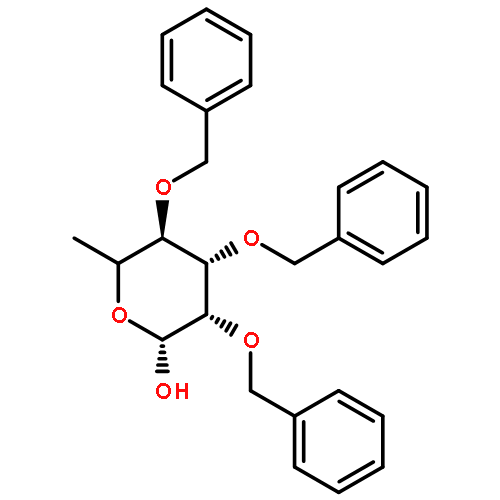 L-Galactose,6-deoxy-2,3,4-tris-O-(phenylmethyl)-