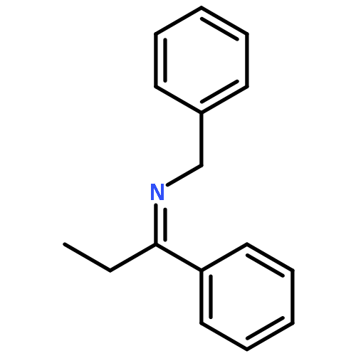 Benzenemethanamine, N-(1-phenylpropylidene)-