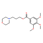 3-(morpholin-4-yl)propyl 3,4,5-trimethoxybenzoate