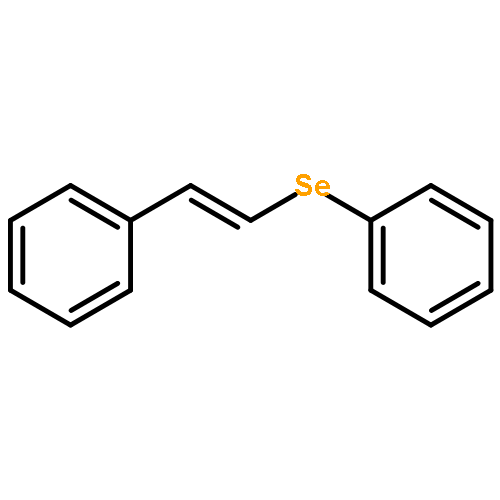 BENZENE, [[(1E)-2-PHENYLETHENYL]SELENO]-