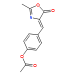 [4-[(2-METHYL-5-OXO-1,3-OXAZOL-4-YLIDENE)METHYL]PHENYL] ACETATE