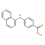 Benzoic acid, 4-(1-naphthalenylamino)-, methyl ester