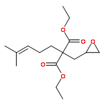 PROPANEDIOIC ACID, (4-METHYL-3-PENTENYL)(OXIRANYLMETHYL)-, DIETHYL ESTER