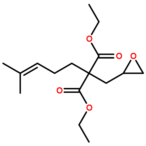 PROPANEDIOIC ACID, (4-METHYL-3-PENTENYL)(OXIRANYLMETHYL)-, DIETHYL ESTER