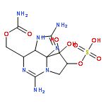 [(3aS,4R,9R)-2,6-diamino-10,10-dihydroxy-9-(sulfooxy)-3a,4,9,10-tetrahydro-3H,8H-pyrrolo[1,2-c]purin-4-yl]methyl carbamate