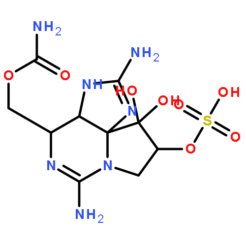 [(3aS,4R,9R)-2,6-diamino-10,10-dihydroxy-9-(sulfooxy)-3a,4,9,10-tetrahydro-3H,8H-pyrrolo[1,2-c]purin-4-yl]methyl carbamate