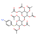 [3,4,5-triacetyloxy-6-[4,5-diacetyloxy-2-(acetyloxymethyl)-6-(4-aminophenyl)sulfanyloxan-3-yl]oxyoxan-2-yl]methyl Acetate