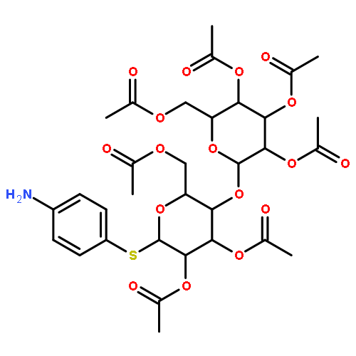 [3,4,5-triacetyloxy-6-[4,5-diacetyloxy-2-(acetyloxymethyl)-6-(4-aminophenyl)sulfanyloxan-3-yl]oxyoxan-2-yl]methyl Acetate