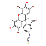 Spiro[isobenzofuran-1(3H),9'-[9H]xanthen]-3-one,2',4',5',7'-tetrabromo-3',6'-dihydroxy-5-isothiocyanato-