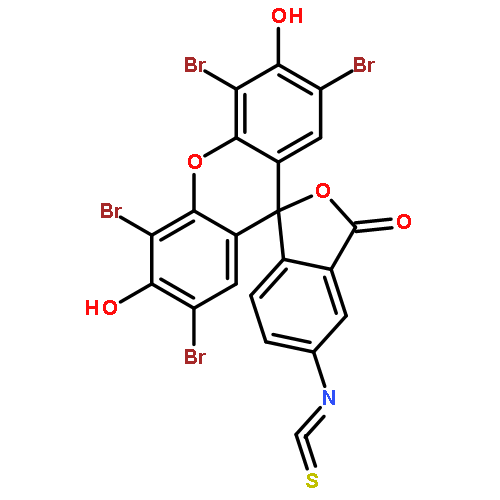 Spiro[isobenzofuran-1(3H),9'-[9H]xanthen]-3-one,2',4',5',7'-tetrabromo-3',6'-dihydroxy-5-isothiocyanato-