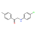 ETHANONE, 2-[(4-CHLOROPHENYL)AMINO]-1-(4-METHYLPHENYL)-