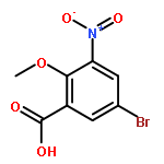 5-Bromo-2-methoxy-3-nitrobenzoic acid