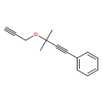 Benzene, [3-methyl-3-(2-propynyloxy)-1-butynyl]-