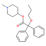 1-Methylpiperidin-4-yl 2,2-diphenyl-2-propoxyacetate