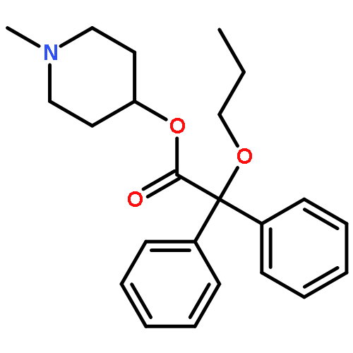 1-Methylpiperidin-4-yl 2,2-diphenyl-2-propoxyacetate