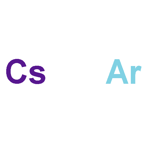 Argon, compd. with cesium (1:1)