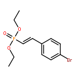 Phosphonic acid, [(1E)-2-(4-bromophenyl)ethenyl]-, diethyl ester