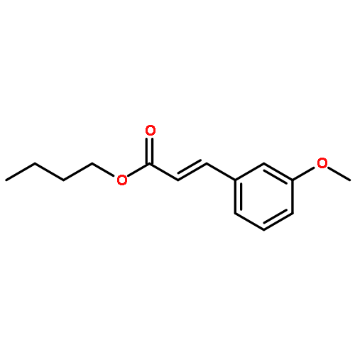 2-Propenoic acid, 3-(3-methoxyphenyl)-, butyl ester