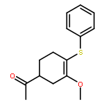 Ethanone, 1-[3-methoxy-4-(phenylthio)-3-cyclohexen-1-yl]-