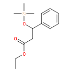 3-phenyl-3-[(trimethylsilyl)oxy]propanoate d'ethyle