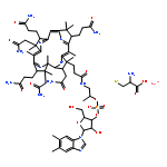 Cobinamide,Co-(L-cysteinato-kS)-,dihydrogen phosphate (ester), inner salt, 3'-ester with (5,6-dimethyl-1-a-D-ribofuranosyl-1H-benzimidazole-kN3) (9CI)