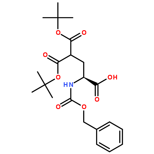 1,1,3-Propanetricarboxylicacid, 3-[[(phenylmethoxy)carbonyl]amino]-, 1,1-bis(1,1-dimethylethyl) ester,(3S)-