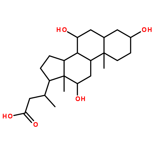 3-[(3R,5S,7R,10S,12S,13R,17R)-3,7,12-trihydroxy-10,13-dimethyl-2,3,4,5,6,7,8,9,11,12,14,15,16,17-tetradecahydro-1H-cyclopenta[a]phenanthren-17-yl]butanoic acid